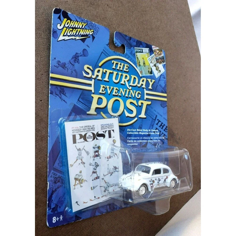 2005 Johnny Lightning 1965 VW BEETLE White #07 The Saturday Evening Post WL 1:64
